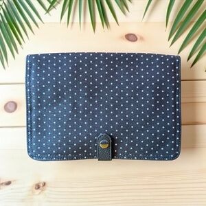 Thirty-One Double Up Crossbody Bag – City Charcoal Swiss Dot